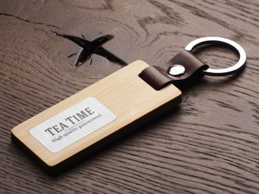 Logotrade promotional merchandise photo of: Wooden keyring 1853292